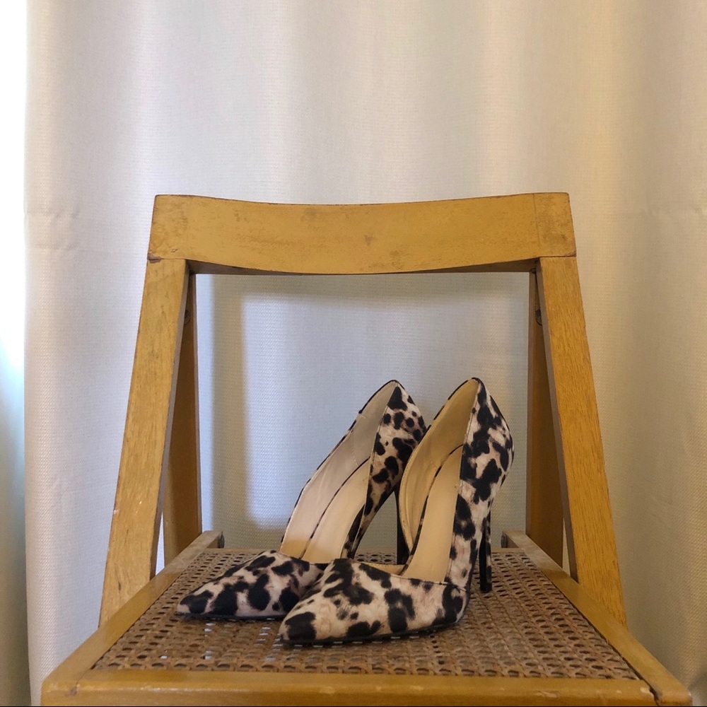 Leopard print heels